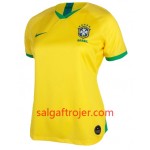 Brasilien Fodboldtrøjer Dame Hjemmebanesæt Copa América 2019 Kort ærmer Brasilien Fodboldtrøjer Dame Hjemmebanesæt Copa América 2019 Kort ærmer